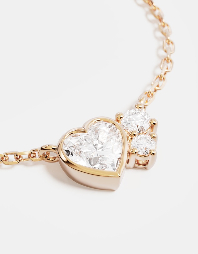 By Charlotte - Dream Lover Heart Necklace