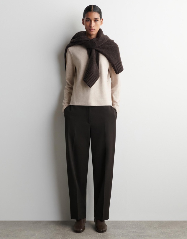 COS - Clean Cut Regular Long-Sleeved T-Shirt