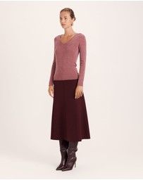 SABA - Janet Merino Wool Scoop Neck Knit