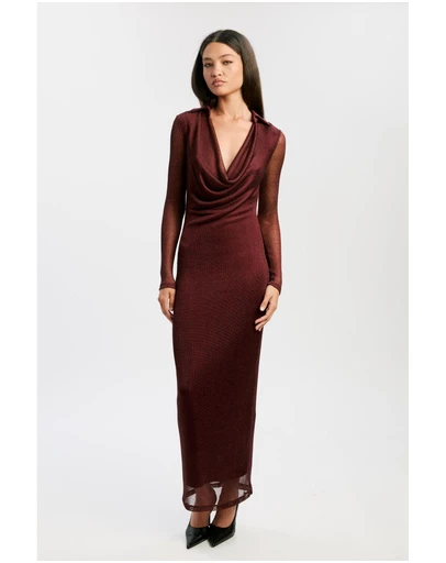 Bardot - Lorel Lurex Midi Dress