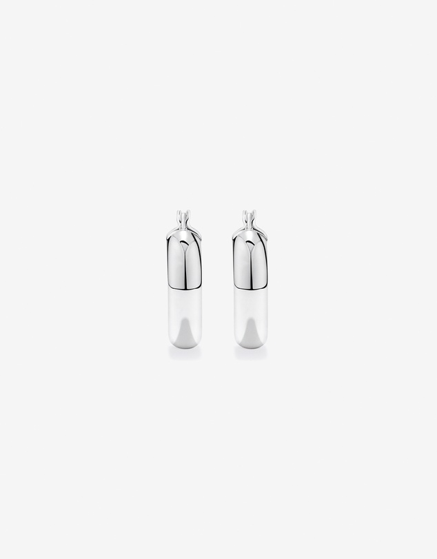 Michael Hill - Half Round Hoop Earrings in Sterling Silver