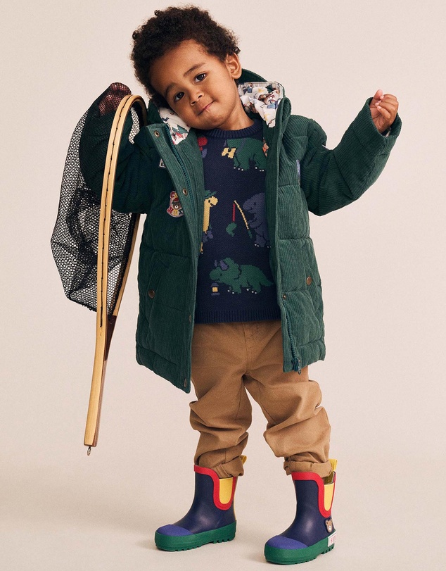 Huxbaby - Camp Hux Cord Puffer Jacket - Babies