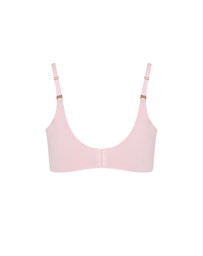 City Chic - Plus size Luxe Microfibre Plunge T-Shirt Bra - pink icing