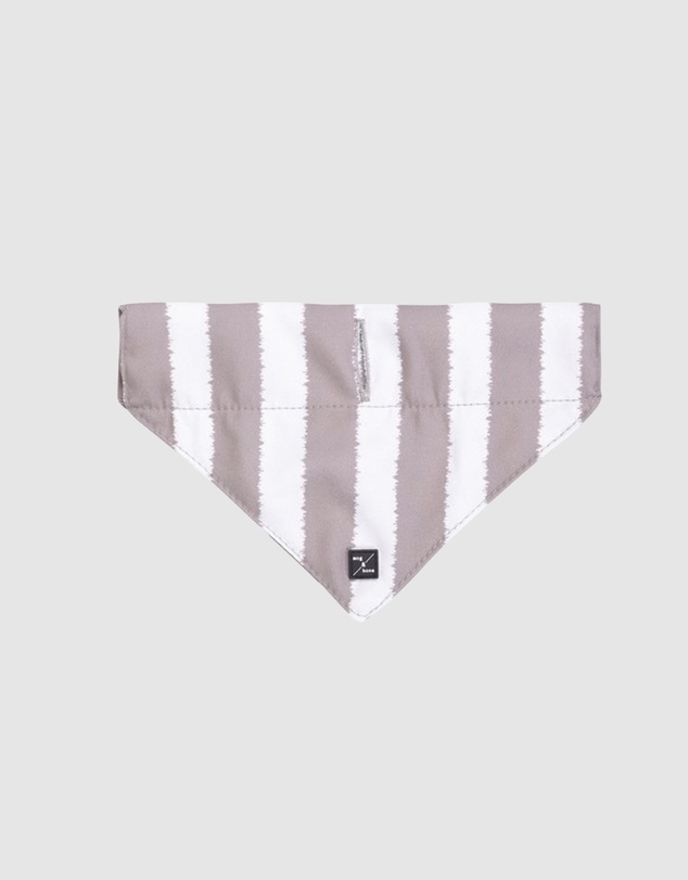 Mog & Bone - Dog Bandana - Latte Hamptons Stripe Print