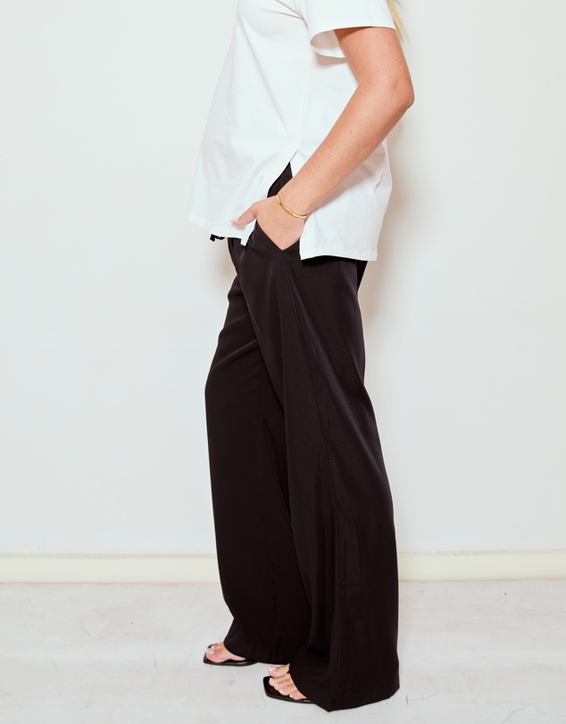Soon Maternity - Draped Wide Leg Pants