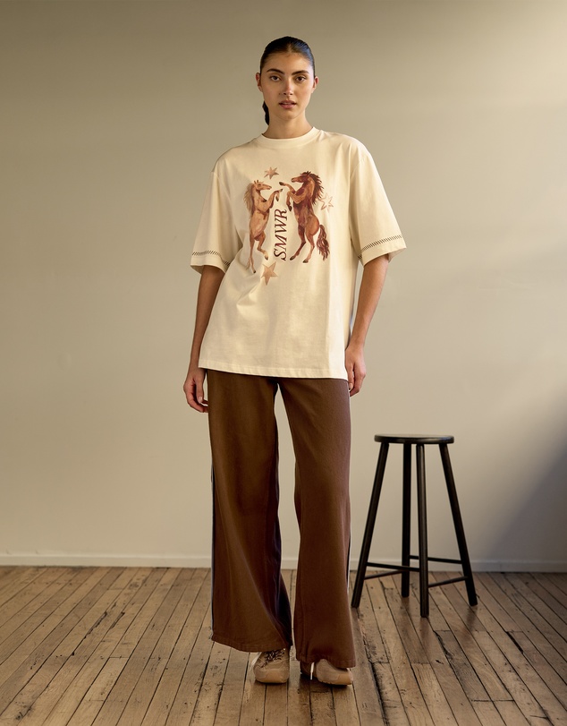 SMWR. by The Somewhere Co - The Homestead Oversized Tee