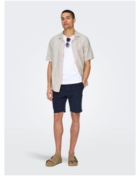 Only & Sons - Linus Linen Blend Shorts