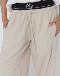 ALEXANDRA - Noir Pants Stone