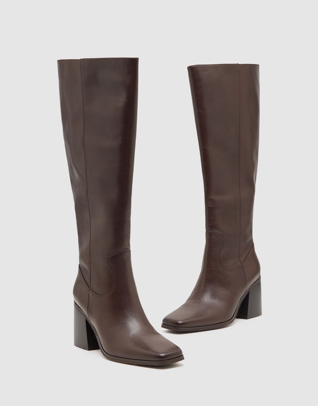 Oxford - Jeanie Leather Knee Boot