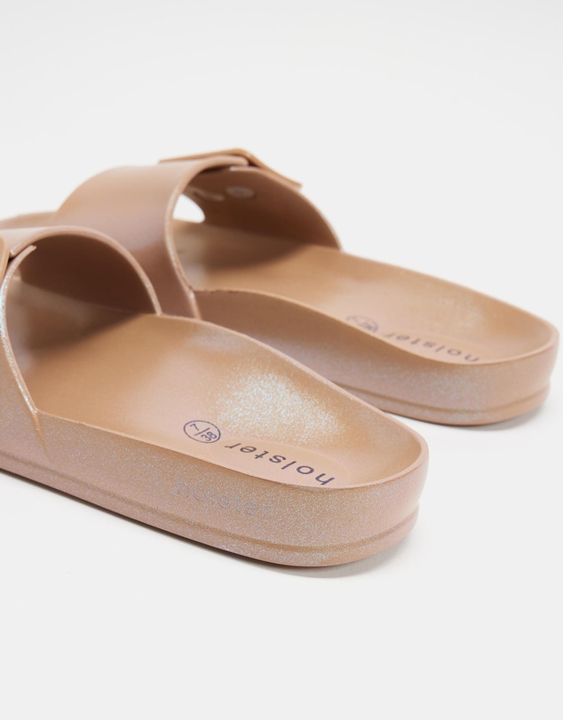 Holster - Solace EVA Slides - Natural Metallic - Women's