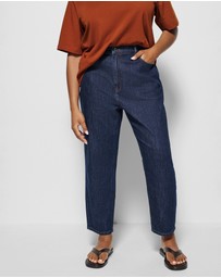 Commonry - The High Rise Crop Girlfriend Jean
