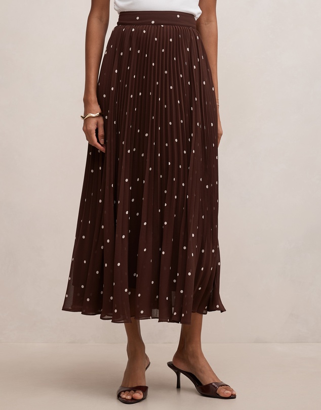 Forever New Petite - Aurora Petite Pleated Skirt