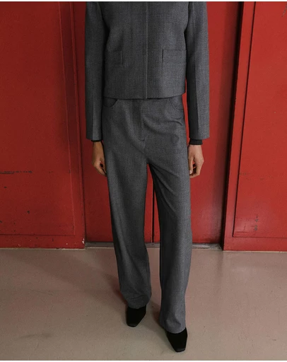 M.N.G - Straight Mid-Rise Trousers