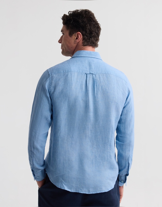 Oxford - Cooper Ls Delave Linen Shirt