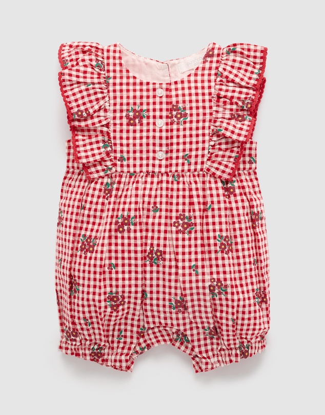 Purebaby - Ruffle Romper-Kids-Babies