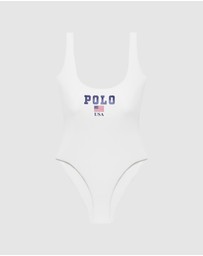 Polo Ralph Lauren - Polo USA Scoop Neck Tank Swimsuit