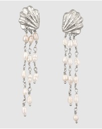 Haze & Glory - ICONIC EXCLUSIVE - Earrings Hanger Serene Shell 925 Sterling Silver