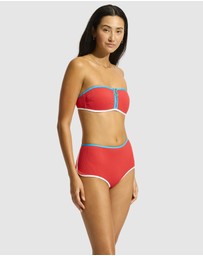 Seafolly - Beach Bound Zip Front Bandeau