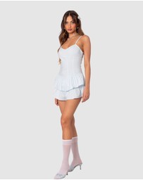 EDIKTED - Beatrice Ruffled Romper