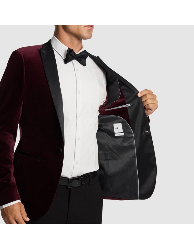 yd. - Milan Velvet Tuxedo Jacket