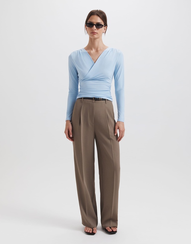 SABA - Serafina Wrap Long Sleeve Top