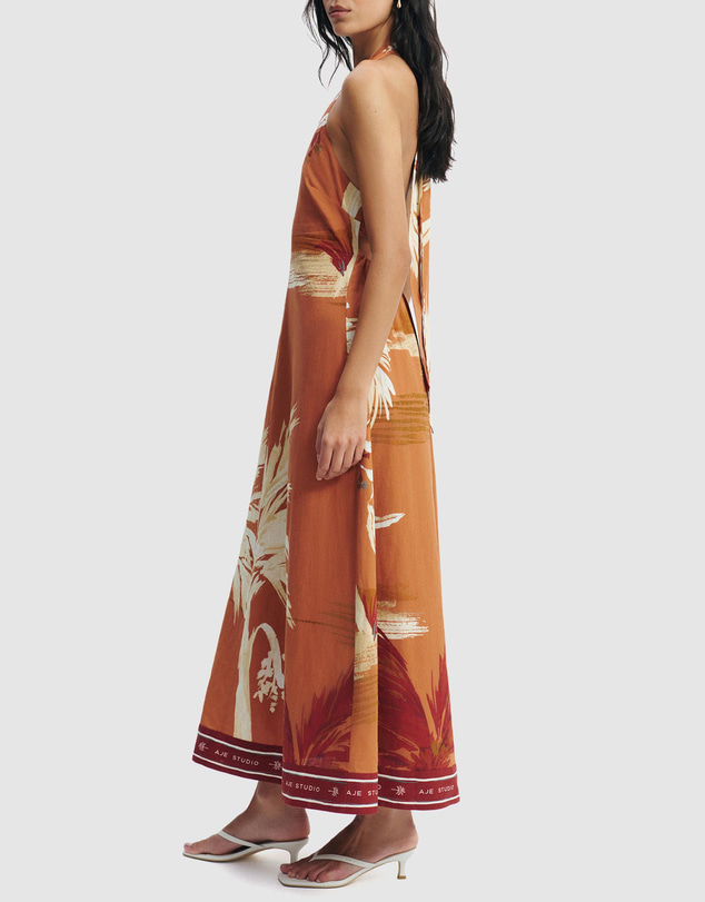 Aje Studio - Sol Halter Maxi Dress