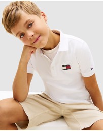 Tommy Hilfiger - Boys Regular Fit Wavy Flag Polo Shirt - Kids