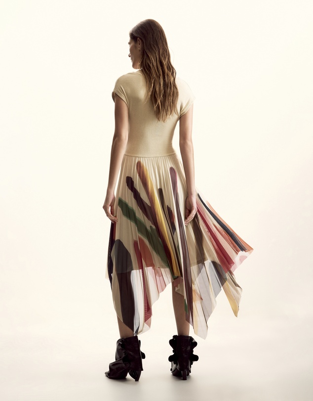 Desigual - Pleated dress M. Christian Lacroix