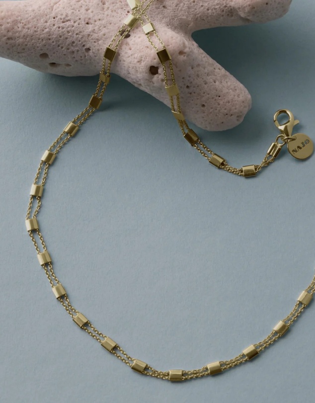Najo - Summer Veil Yellow Gold Necklace
