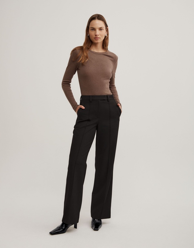 Witchery - Crew Rib Long Sleeve Top
