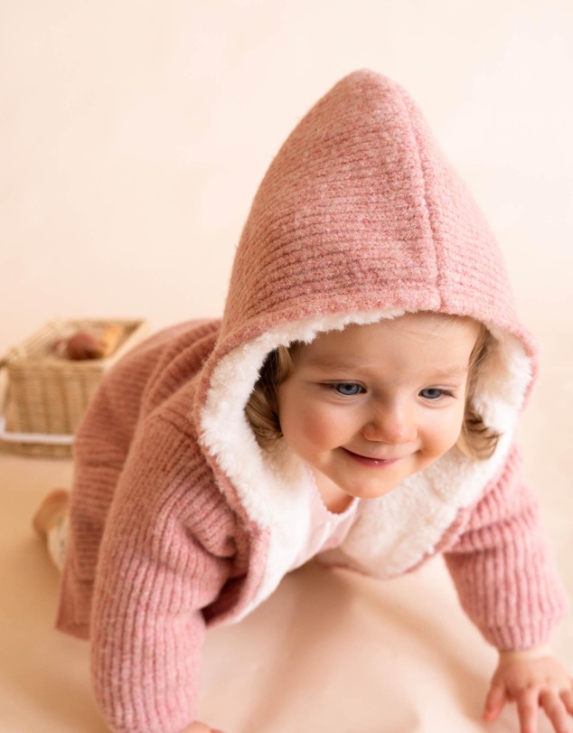 Bebe by Minihaha - Knitted Hooded Jacket - Babies