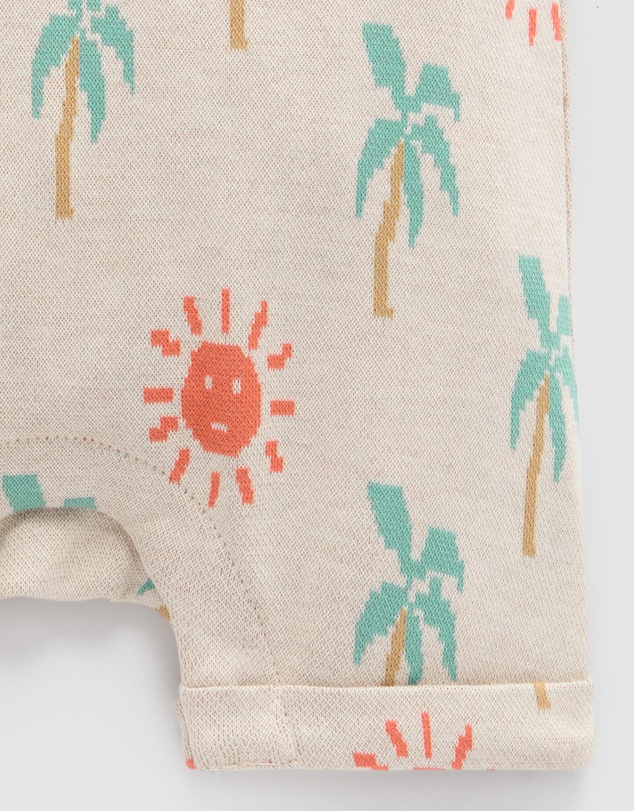 Purebaby - Jacquard Onesie -Kids-Babies