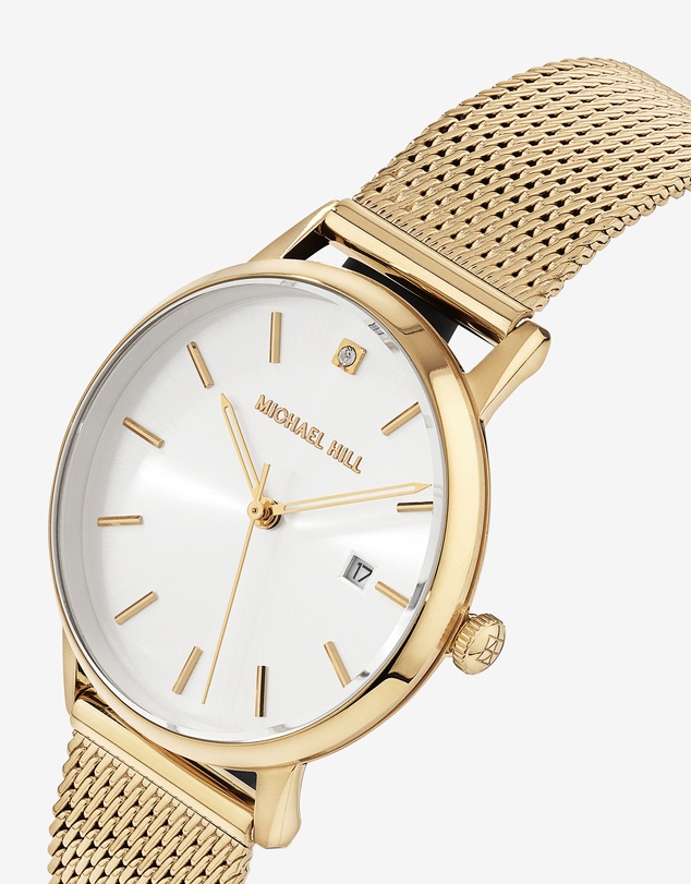 Michael Hill - Ladies Watch in Gold Tone Stainless Steel