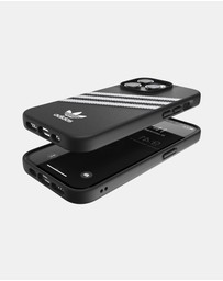 adidas Originals - 3 Stripe Samba iPhone 14 Pro Protective Phone Case PU Leather