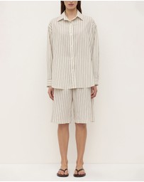Assembly Label - Ria Stripe Long Sleeve Shirt