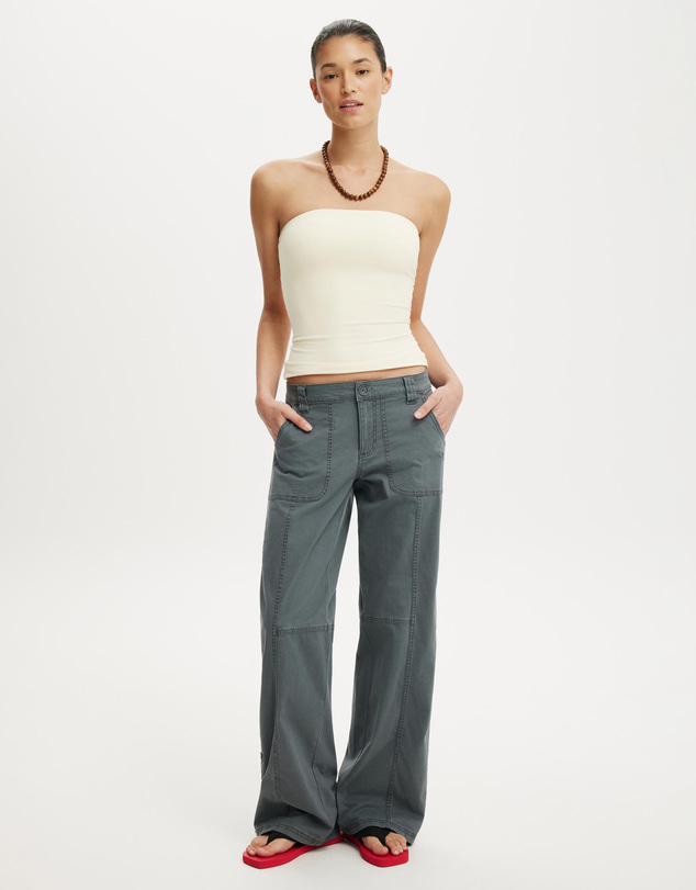 Cotton On - Lexi Low Rise Utility Pants
