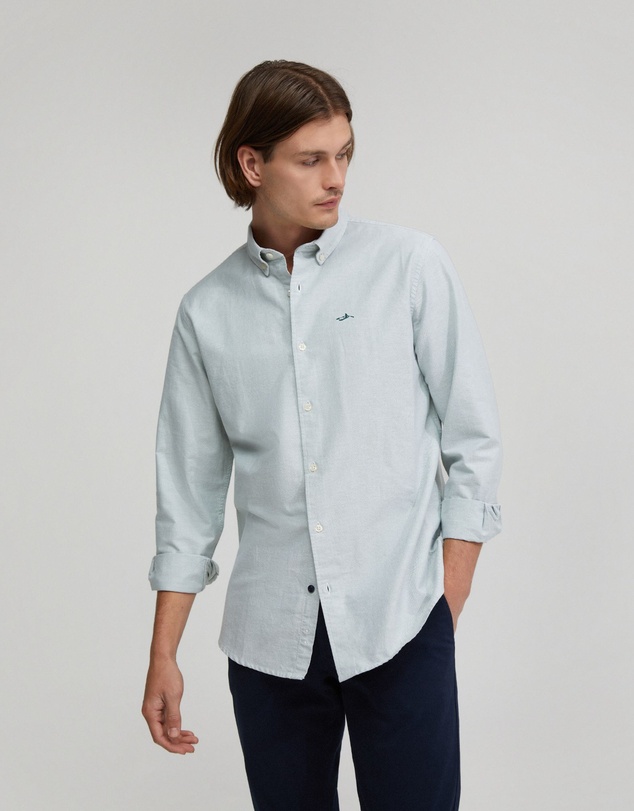 Oxford - Holloway Oxford Weave Cotton Shirt
