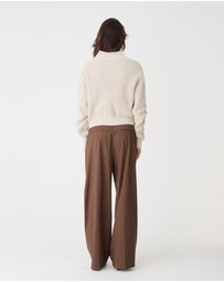 Forcast - Petra Rib Knit Cardigan
