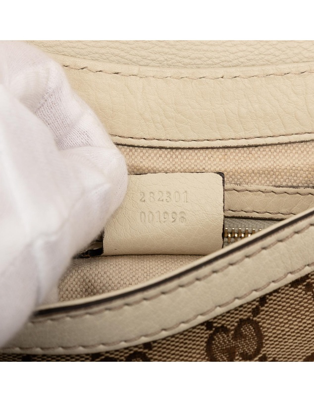 Pre-Loved by Azura Reborn - Pre-Loved GG Canvas Bella Flap Satchel