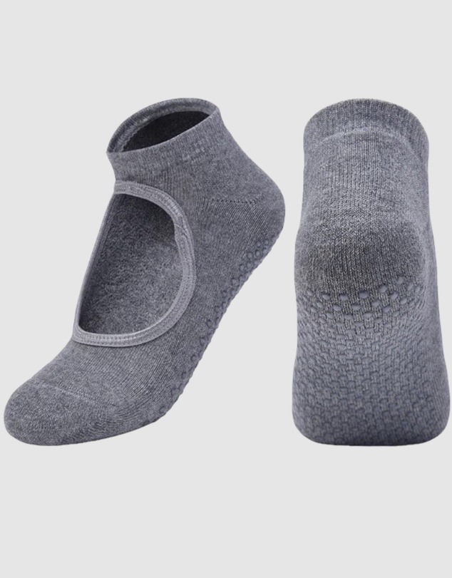 High Heel Jungle - Peek Yoga Pilates Grip Socks - 3 Pack