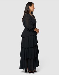 Pink Dusk by Curve Project - Temptress Maxi Dress