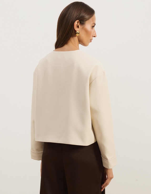Atmos&Here - Sorelle Cropped Tailored Jacket