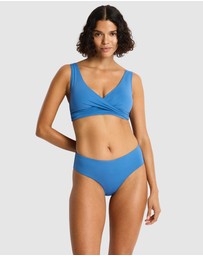 Sea Level Australia - Essentials Edit Cross Front Multifit Bra Top