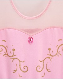 Pink Poppy - Pirouette Princess Dress with Rose Gold Glitter Print