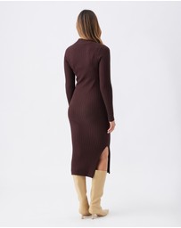 Ripe Maternity - Nella Rib Nursing Knit Dress