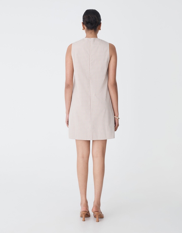 Forcast - Koora Checked Mini Shift Dress