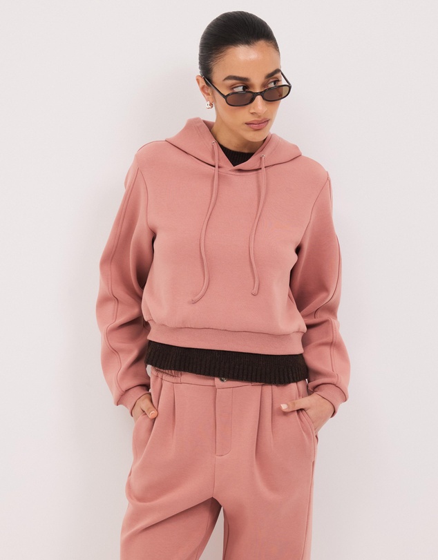 Calli - Conrad Bonded Jersey Hoodie