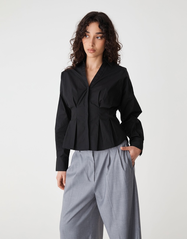 Forcast - Billie Pleat Waist Shirt