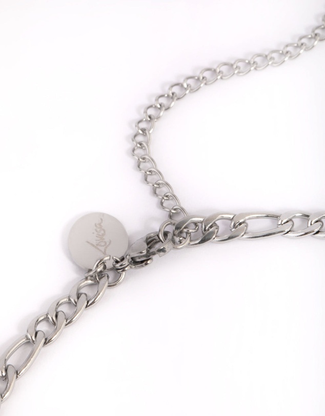 Lovisa - Waterproof Stainless Steel Figaro Necklace