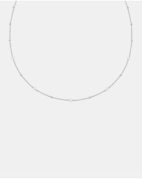 Ania Haie - Ania Haie Silver Disc Station Necklace